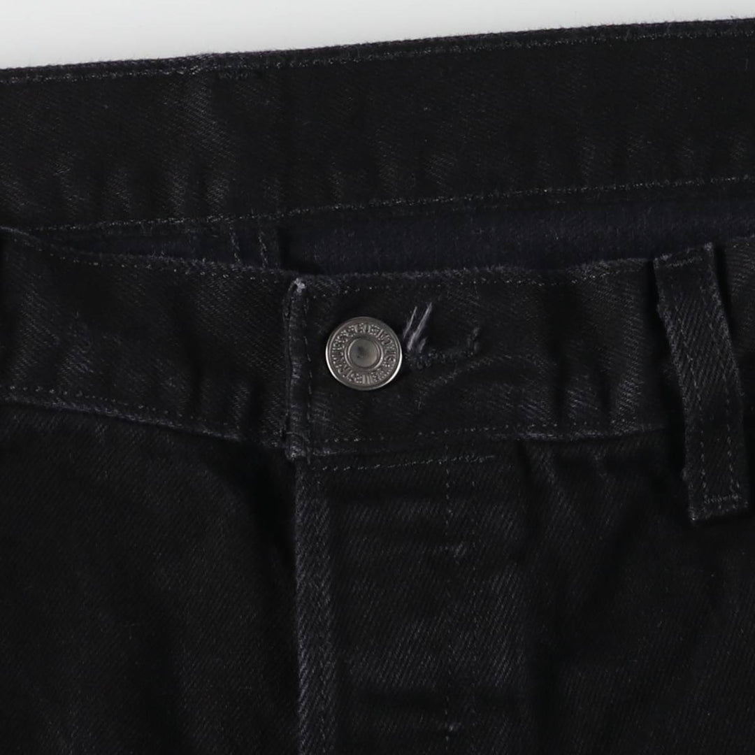 Levi's 501 Black Denim Straight Denim Pants Men's W36 cotton black type Vintage Second Hand