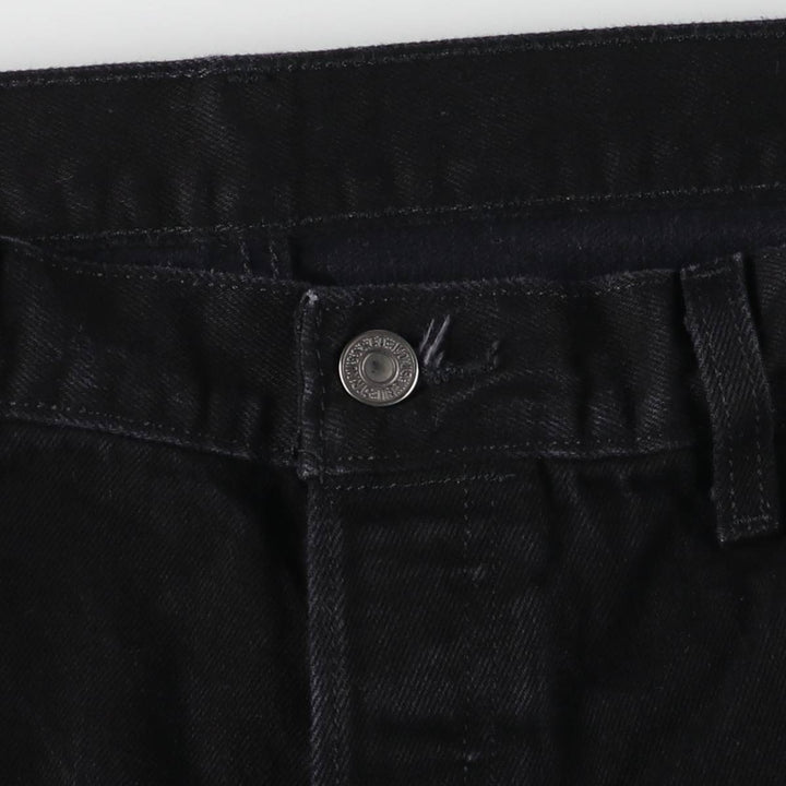 Levi's 501 Black Denim Straight Denim Pants Men's W36 cotton black type Vintage Second Hand