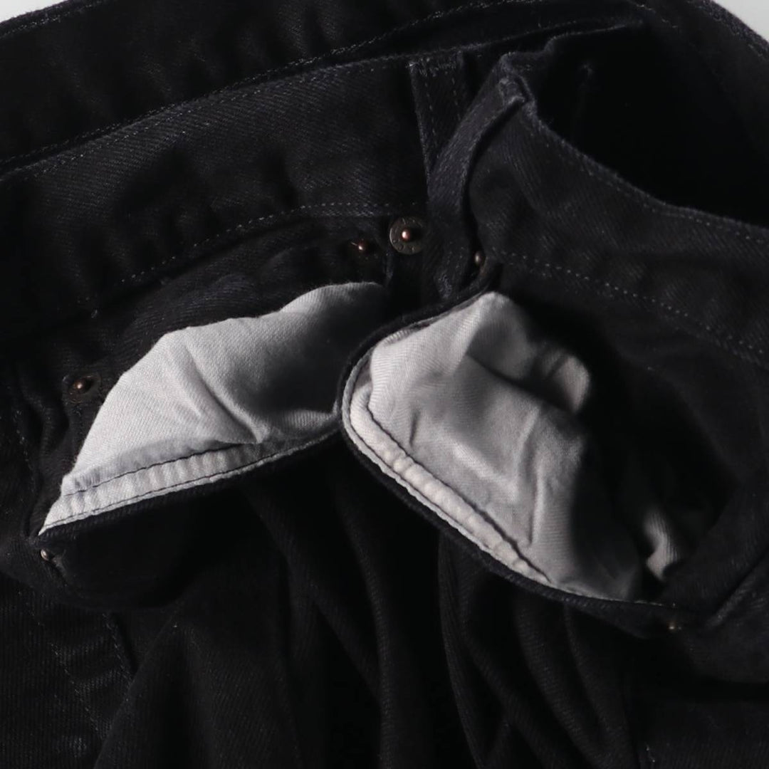 Levi's 501 Black Denim Straight Denim Pants Men's W36 cotton black type Vintage Second Hand