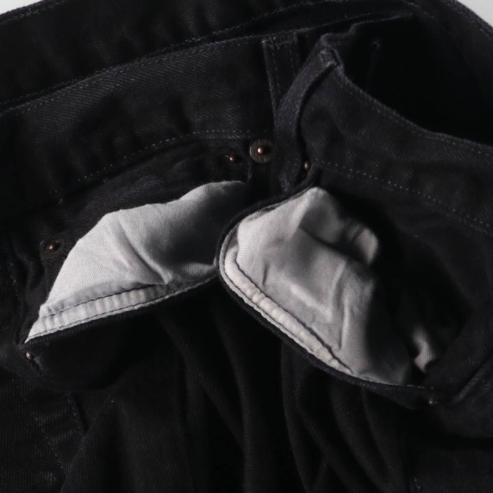 Levi's 501 Black Denim Straight Denim Pants Men's W36 cotton black type Vintage Second Hand
