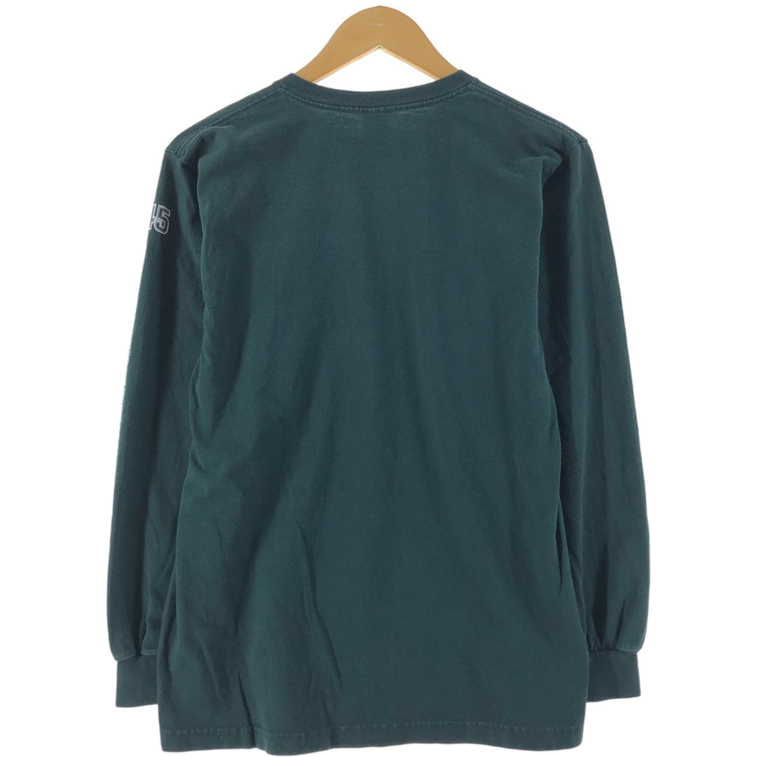 90s~00'S Tommy Hilfiger TOMMY HILFIGER Long T-shirt Long T Made in USA Women's XL Vintage cotton green type Vintage Second Hand