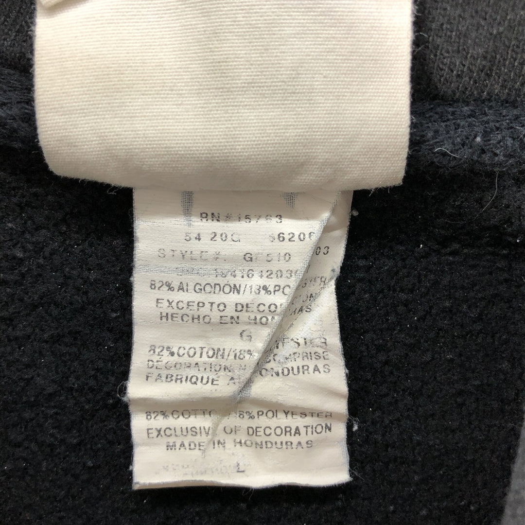 Champion REVERSE WEAVE Reverse Weave Sweat Pullover Hoodie Men's L size cotton black type Vintage Second Hand