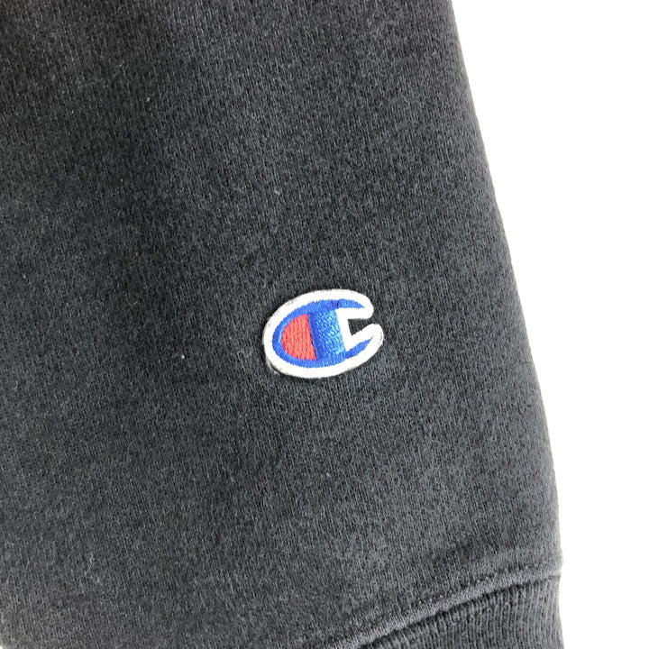 Champion REVERSE WEAVE Reverse Weave Sweat Pullover Hoodie Men's L size cotton black type Vintage Second Hand