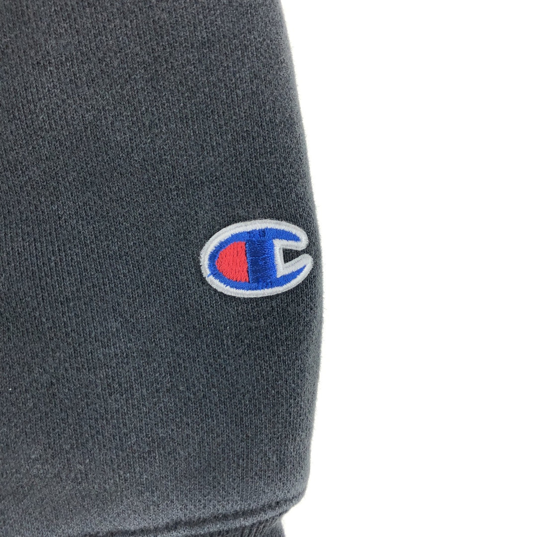 Champion REVERSE WEAVE Reverse Weave Sweat Pullover Hoodie Men's L size cotton black type Vintage Second Hand