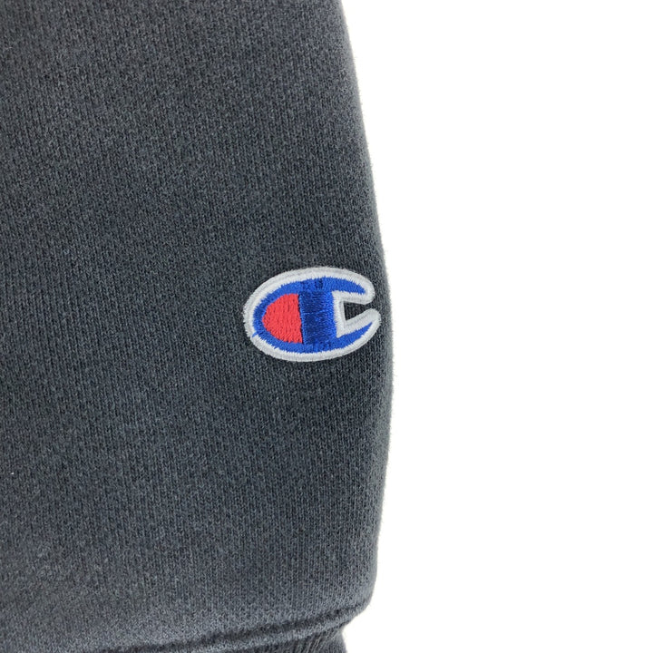 Champion REVERSE WEAVE Reverse Weave Sweat Pullover Hoodie Men's L size cotton black type Vintage Second Hand