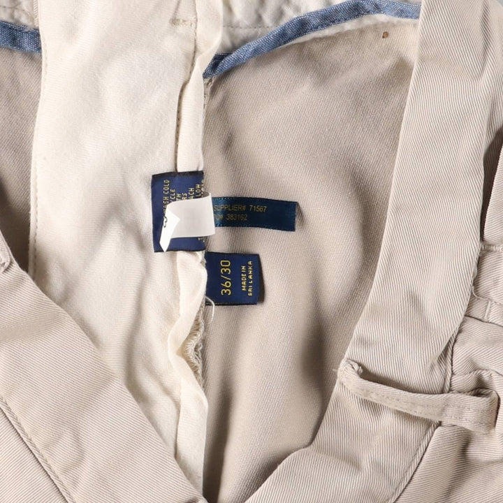 Ralph Lauren POLO Ralph Lauren CLASSIC FIT Chino Pants Men's W36 cotton ivory Vintage Second Hand