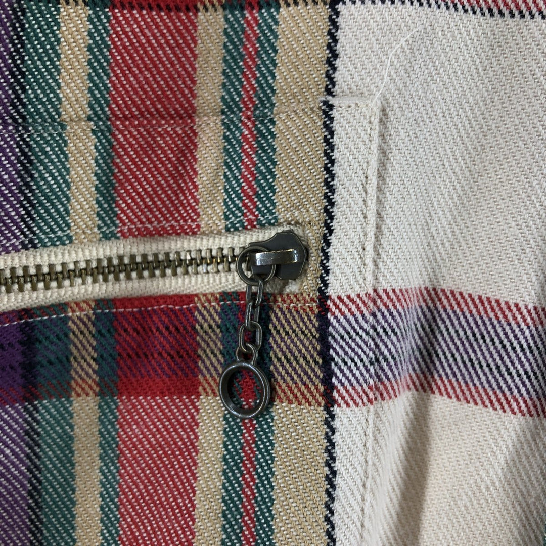 Ralph Lauren POLO SPORT FILMORE long sleeve flannel check shirt, men's size M unclear red type Vintage Second Hand