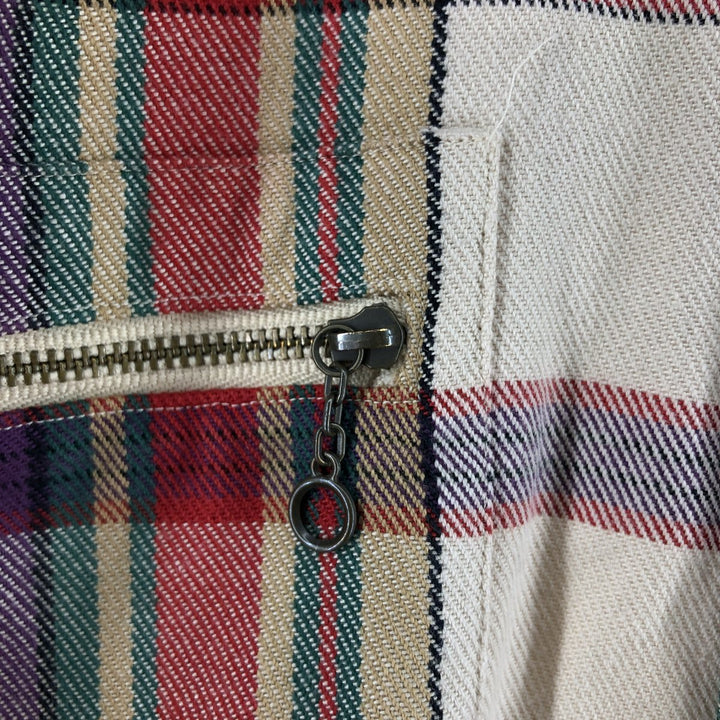 Ralph Lauren POLO SPORT FILMORE long sleeve flannel check shirt, men's size M unclear red type Vintage Second Hand