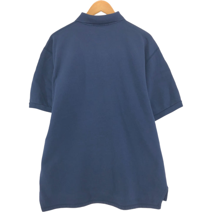 Ralph Lauren POLO by Ralph Lauren short sleeve polo shirt, men's size L cotton Indigo Vintage Second Hand