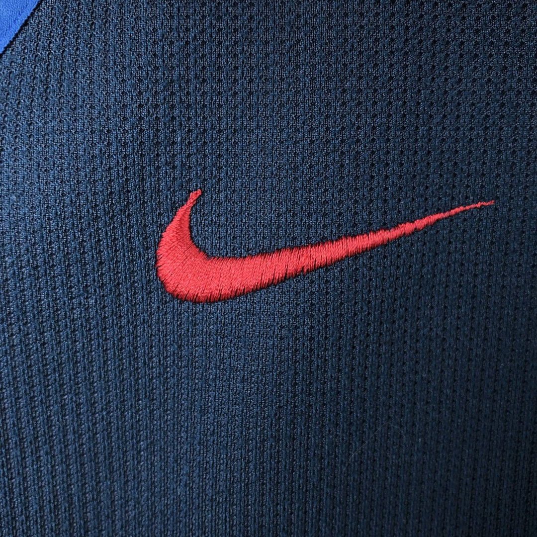 Nike LA LIGA FC BARCELONA Jersey Track Jacket Men's Size L polyester navy blue type Vintage Second Hand