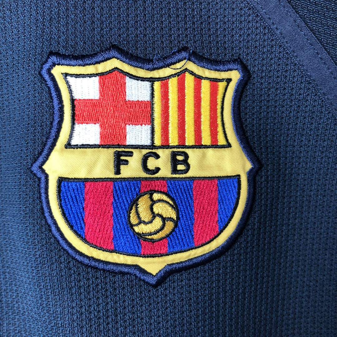 Nike LA LIGA FC BARCELONA Jersey Track Jacket Men's Size L polyester navy blue type Vintage Second Hand