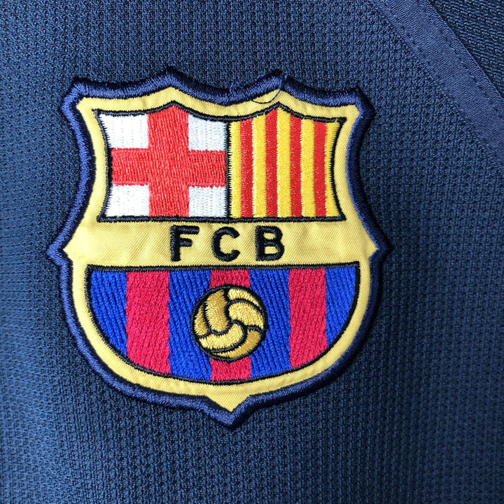 Nike LA LIGA FC BARCELONA Jersey Track Jacket Men's Size L polyester navy blue type Vintage Second Hand