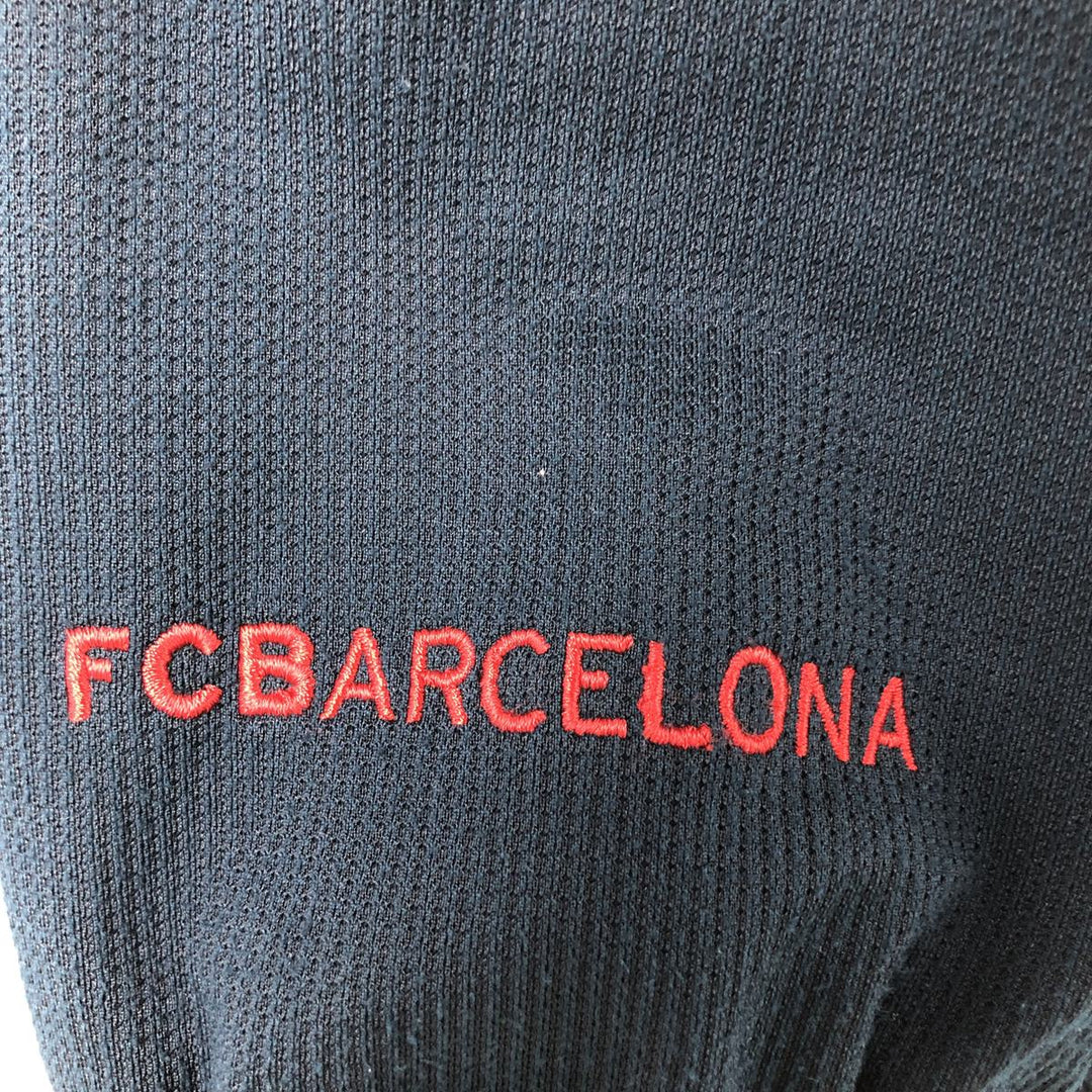 Nike LA LIGA FC BARCELONA Jersey Track Jacket Men's Size L polyester navy blue type Vintage Second Hand