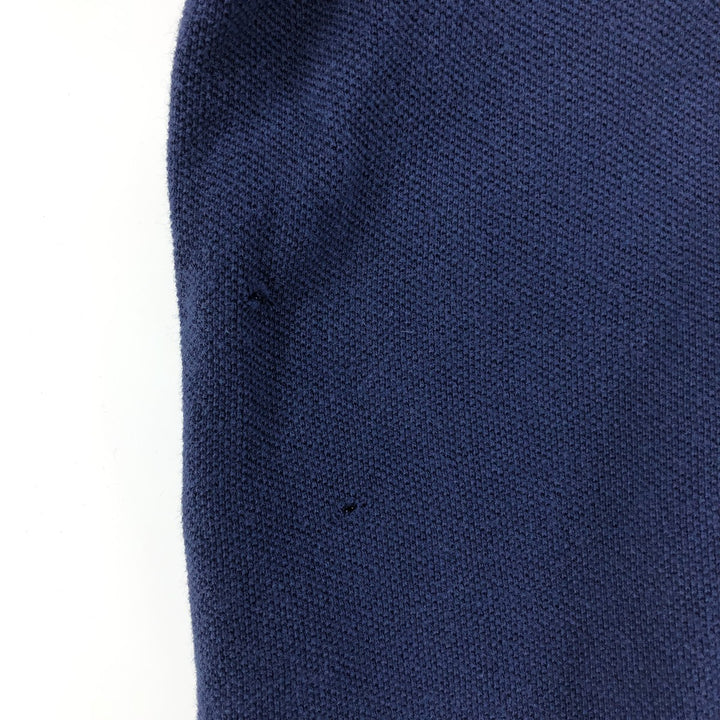 Ralph Lauren POLO by Ralph Lauren short sleeve polo shirt, men's XL size cotton navy blue type Vintage Second Hand