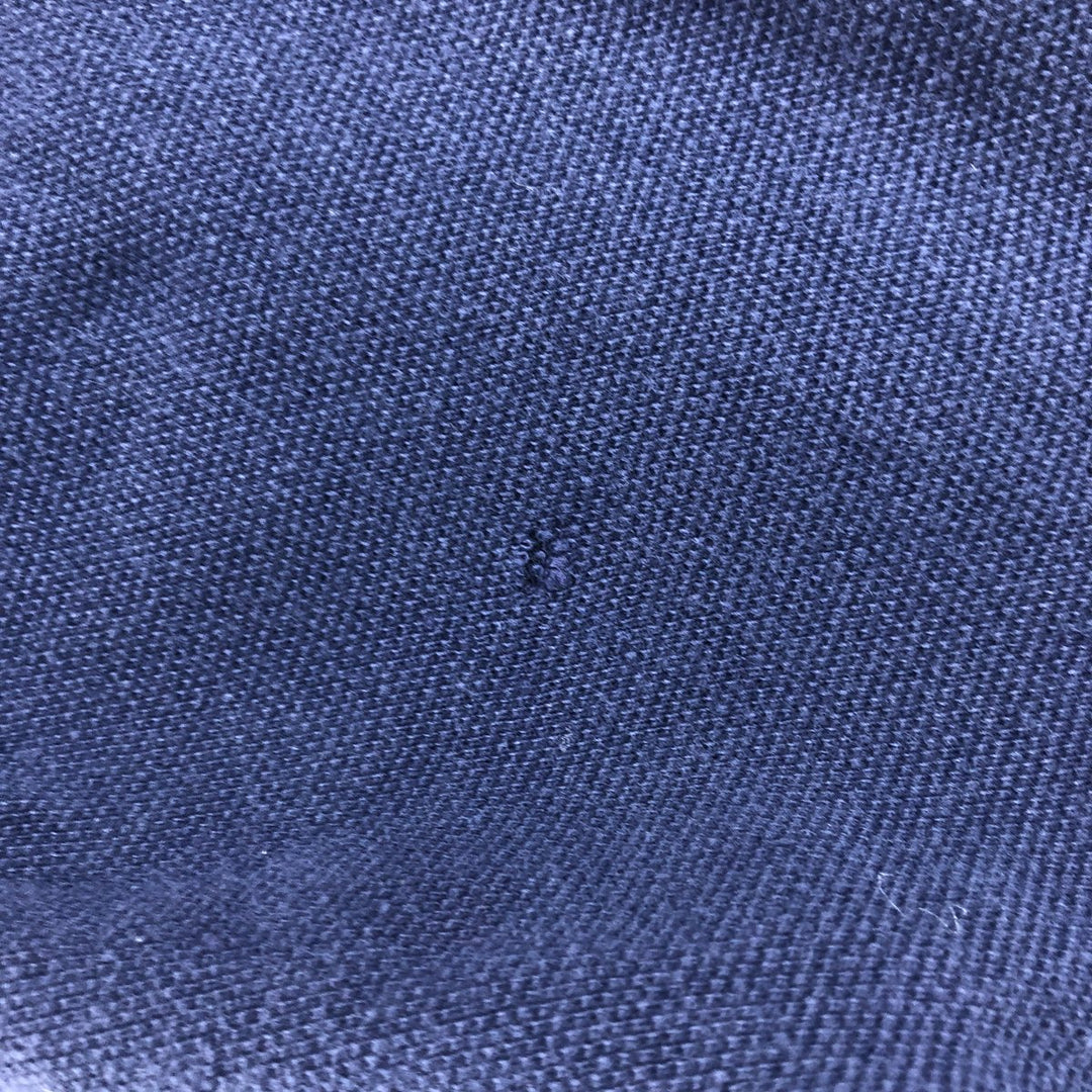 Ralph Lauren POLO by Ralph Lauren short sleeve polo shirt, men's XL size cotton navy blue type Vintage Second Hand