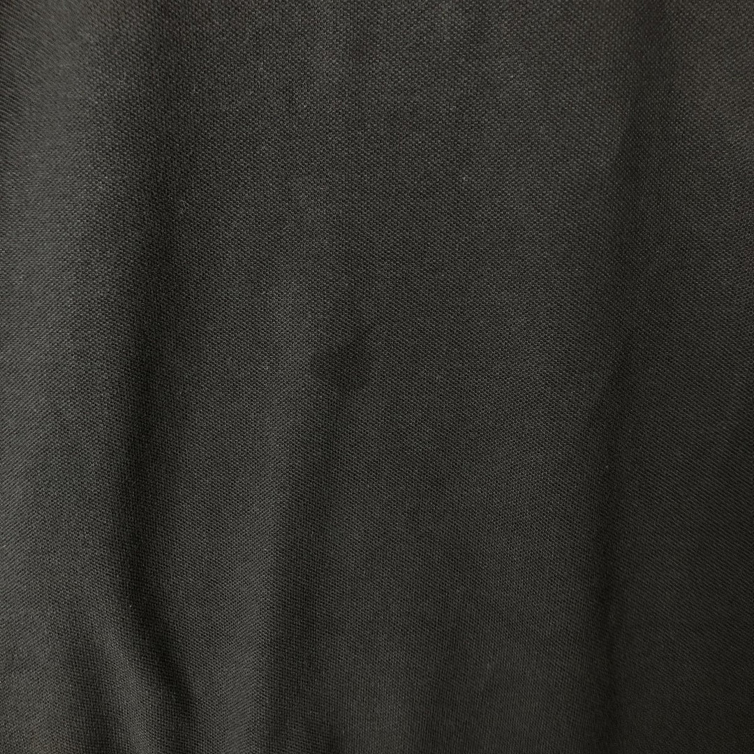 Ralph Lauren POLO by Ralph Lauren CUSTOM FIT short sleeve polo shirt, men's size L cotton black type Vintage Second Hand