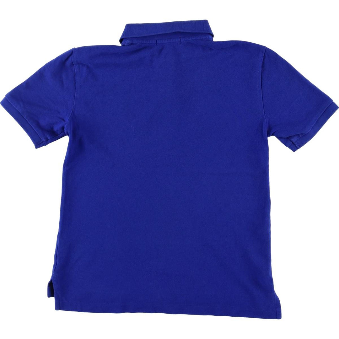 Ralph Lauren POLO Ralph Lauren short sleeve polo shirt women's XS size cotton blue type Vintage Second Hand