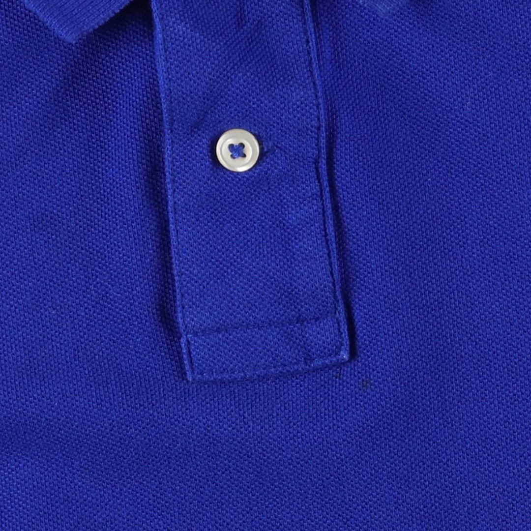 Ralph Lauren POLO Ralph Lauren short sleeve polo shirt women's XS size cotton blue type Vintage Second Hand