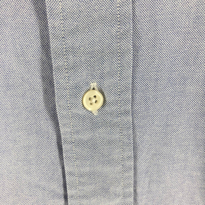 Ralph Lauren YARMOUTH long sleeve button down shirt, men's size L cotton Blue type light blue Vintage Second Hand
