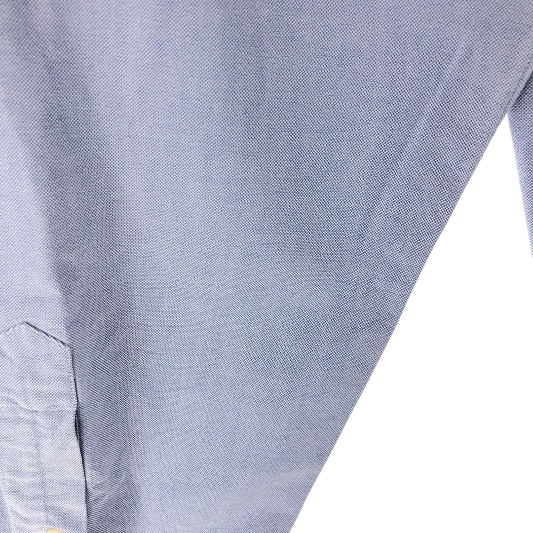 Ralph Lauren YARMOUTH long sleeve button down shirt, men's size L cotton Blue type light blue Vintage Second Hand