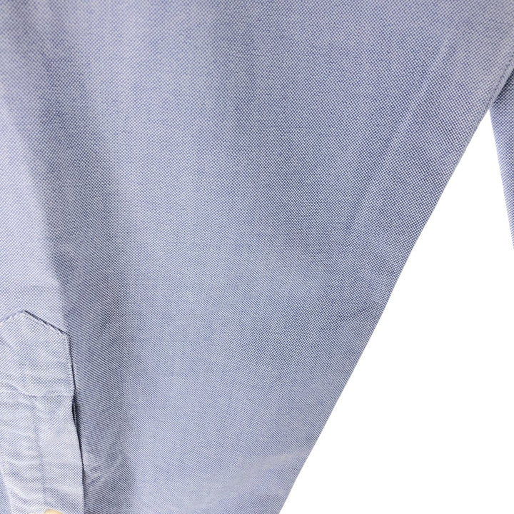 Ralph Lauren YARMOUTH long sleeve button down shirt, men's size L cotton Blue type light blue Vintage Second Hand