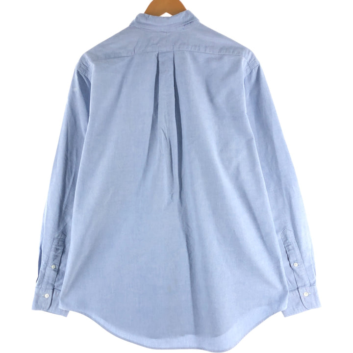 Ralph Lauren long sleeve button down shirt, men's size L cotton Blue type light blue Vintage Second Hand