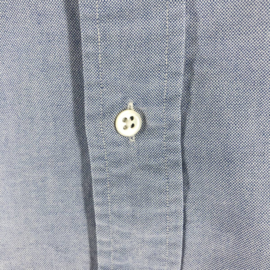 Ralph Lauren long sleeve button down shirt, men's size L cotton Blue type light blue Vintage Second Hand