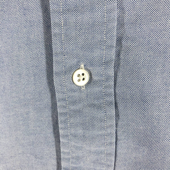 Ralph Lauren long sleeve button down shirt, men's size L cotton Blue type light blue Vintage Second Hand