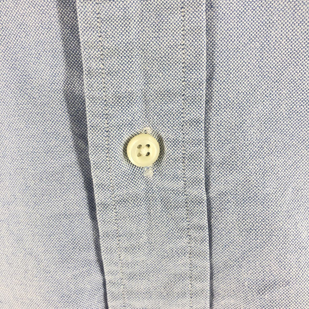 Ralph Lauren YARMOUTH long sleeve button down shirt, men's size L cotton Blue type light blue Vintage Second Hand