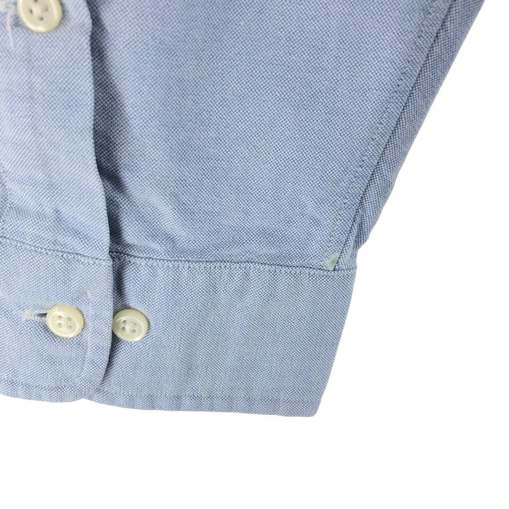 Ralph Lauren YARMOUTH long sleeve button down shirt, men's size L cotton Blue type light blue Vintage Second Hand