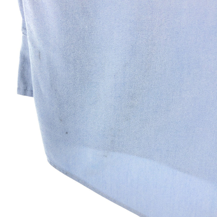 Ralph Lauren YARMOUTH long sleeve button down shirt, men's size L cotton Blue type light blue Vintage Second Hand