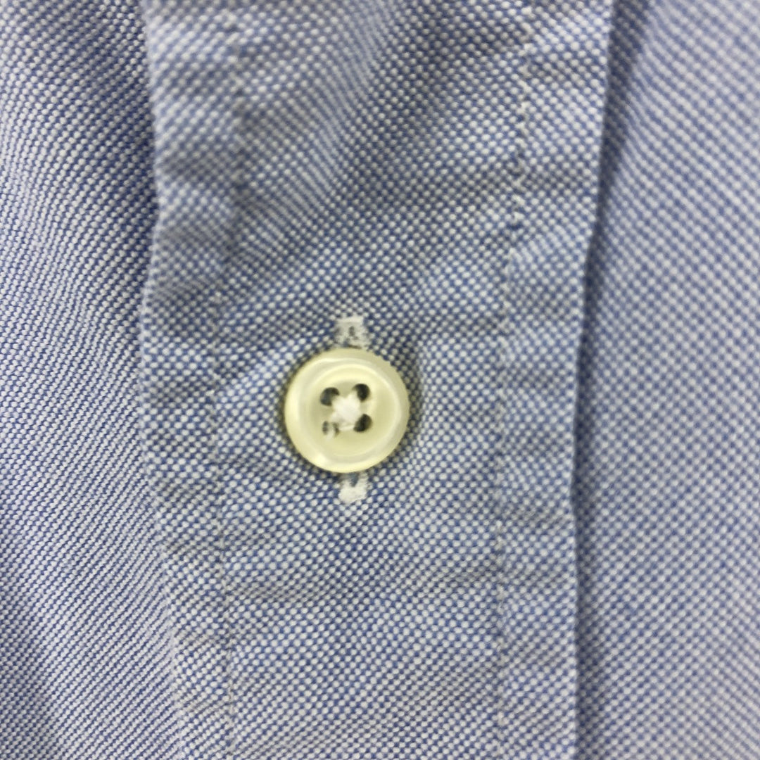 Ralph Lauren YARMOUTH long sleeve button down shirt, men's XL size cotton blue type Vintage Second Hand