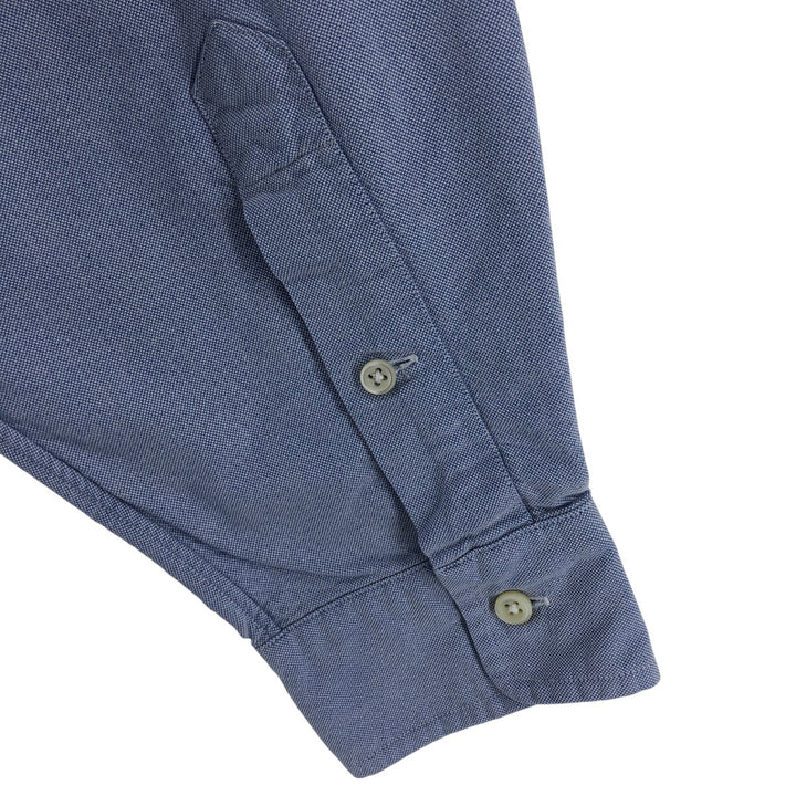 Ralph Lauren YARMOUTH long sleeve button down shirt, men's XL size cotton blue type Vintage Second Hand