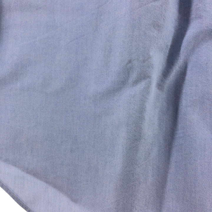 Ralph Lauren YARMOUTH long sleeve button down shirt, men's XL size cotton blue type Vintage Second Hand