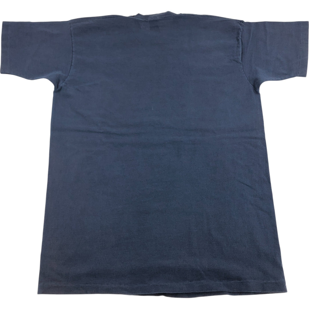 90'S Fruit of the Loom Advertising T-shirt Made in USA Men's XL Vintage cotton Navy blue Vintage Second Hand