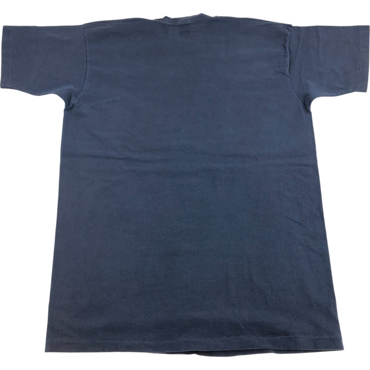 90'S Fruit of the Loom Advertising T-shirt Made in USA Men's XL Vintage cotton Navy blue Vintage Second Hand