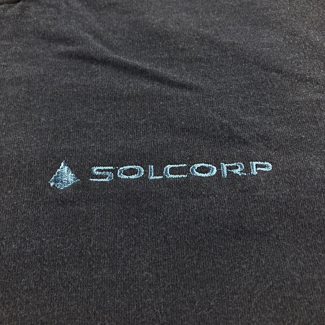90'S Fruit of the Loom Advertising T-shirt Made in USA Men's XL Vintage cotton Navy blue Vintage Second Hand