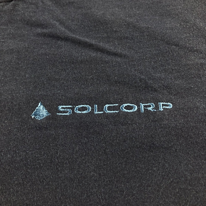 90'S Fruit of the Loom Advertising T-shirt Made in USA Men's XL Vintage cotton Navy blue Vintage Second Hand