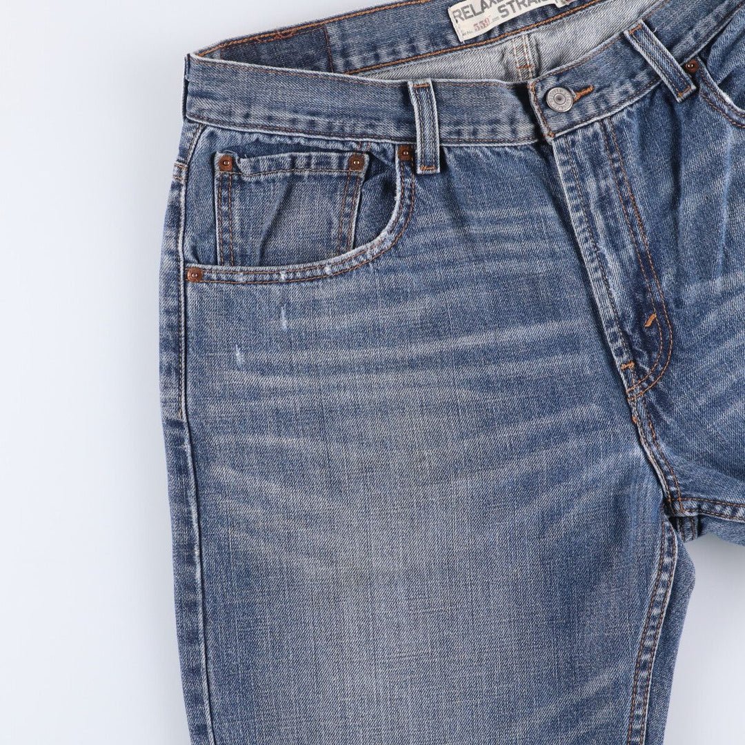 Levi's 559 RELAXED STRAIGHT straight denim pants for men, size w34 cotton blue type Vintage Second Hand