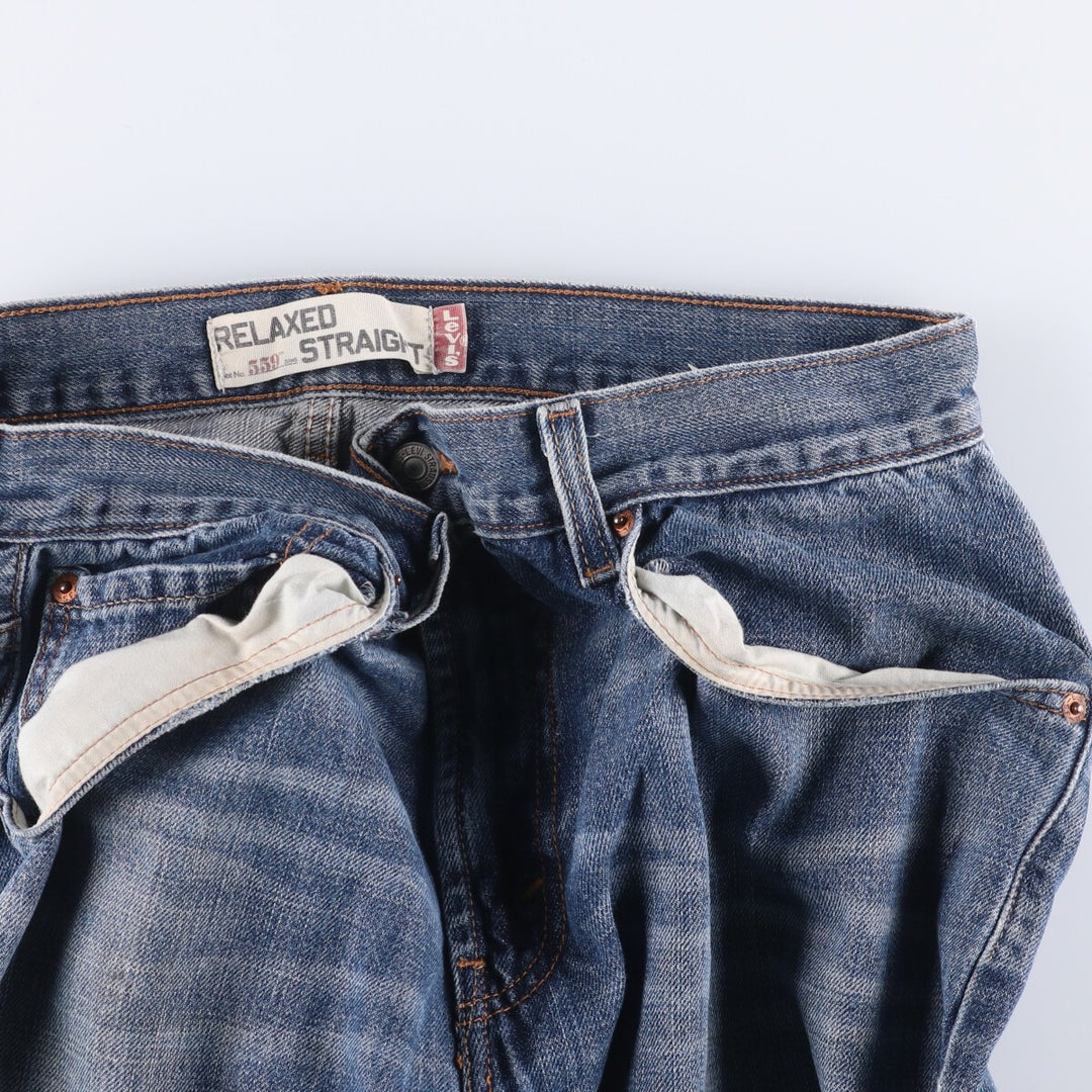 Levi's 559 RELAXED STRAIGHT straight denim pants for men, size w34 cotton blue type Vintage Second Hand