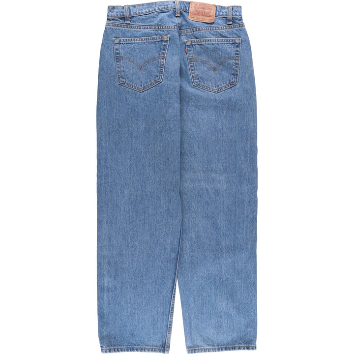 90'S Levi's 565 LOOSE FIT WIDE LEG Tapered Denim Pants Made in Canada Men's W33 Vintage cotton blue type Vintage Second Hand