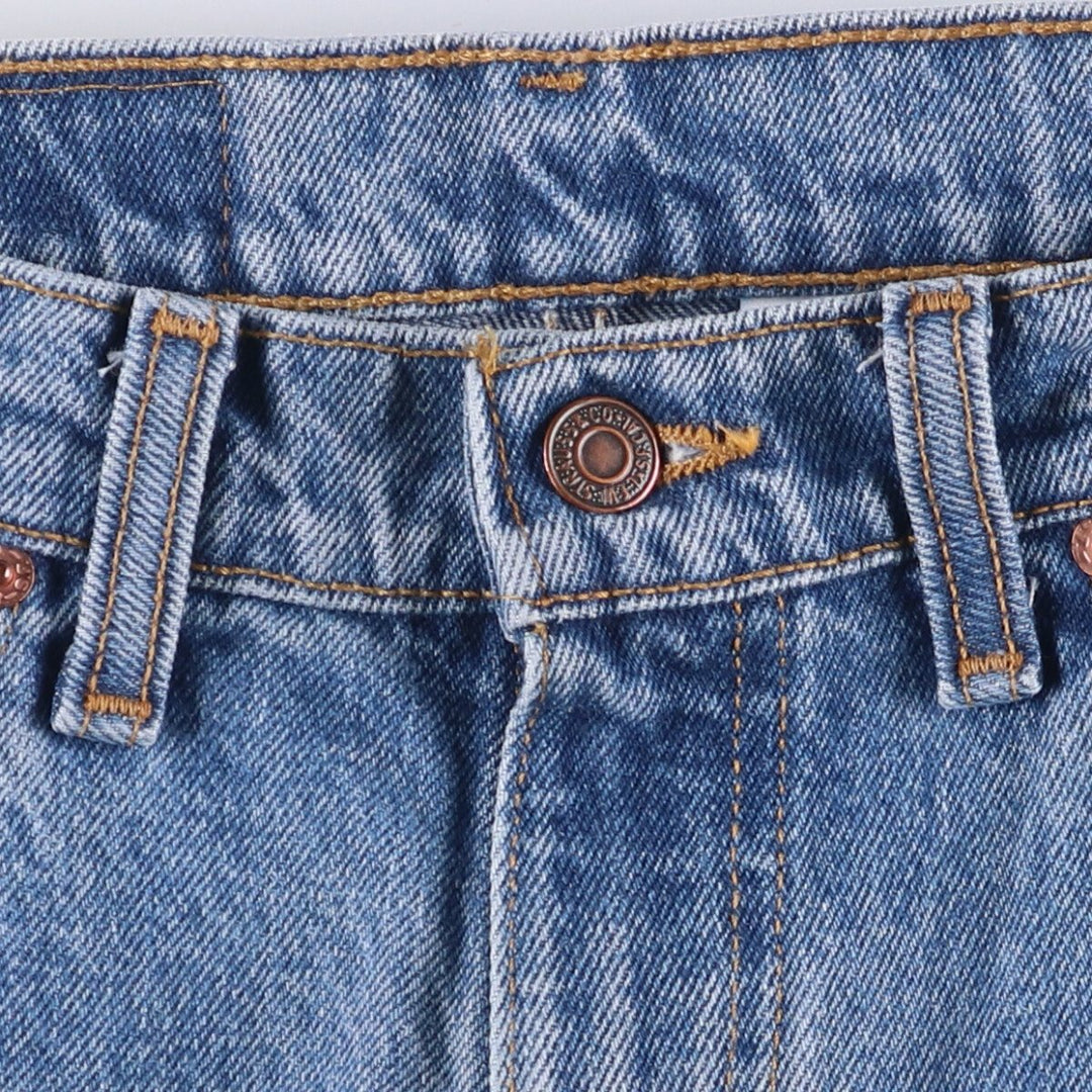90'S Levi's 565 LOOSE FIT WIDE LEG Tapered Denim Pants Made in Canada Men's W33 Vintage cotton blue type Vintage Second Hand