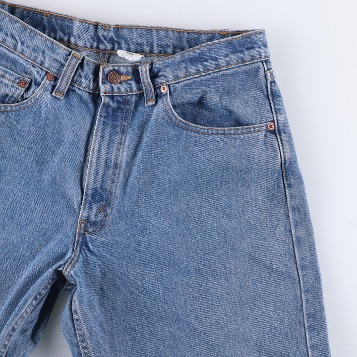 90'S Levi's 565 LOOSE FIT WIDE LEG Tapered Denim Pants Made in Canada Men's W33 Vintage cotton blue type Vintage Second Hand