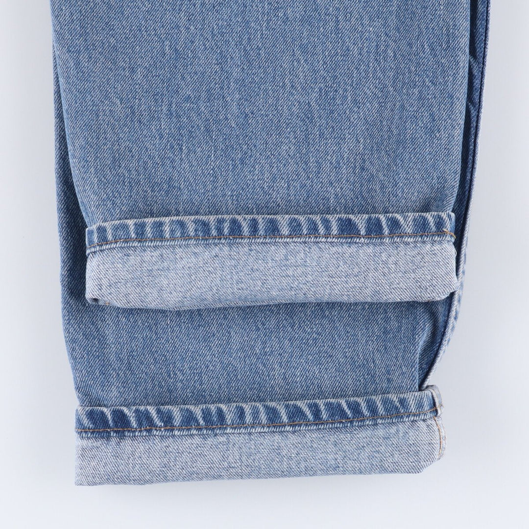 90'S Levi's 565 LOOSE FIT WIDE LEG Tapered Denim Pants Made in Canada Men's W33 Vintage cotton blue type Vintage Second Hand