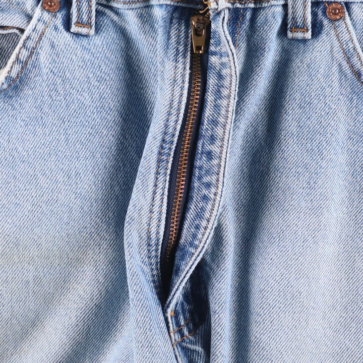 90'S Levi's 555 Relaxed Fit Straight Leg Tapered Denim Pants Made in USA Men's W34 Vintage cotton blue type Vintage Second Hand