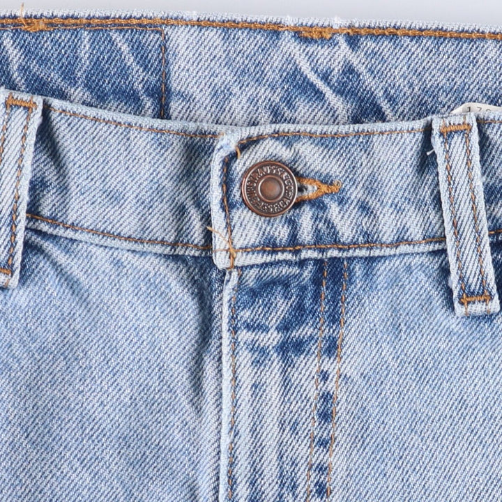 90'S Levi's 555 Relaxed Fit Straight Leg Tapered Denim Pants Made in USA Men's W34 Vintage cotton blue type Vintage Second Hand