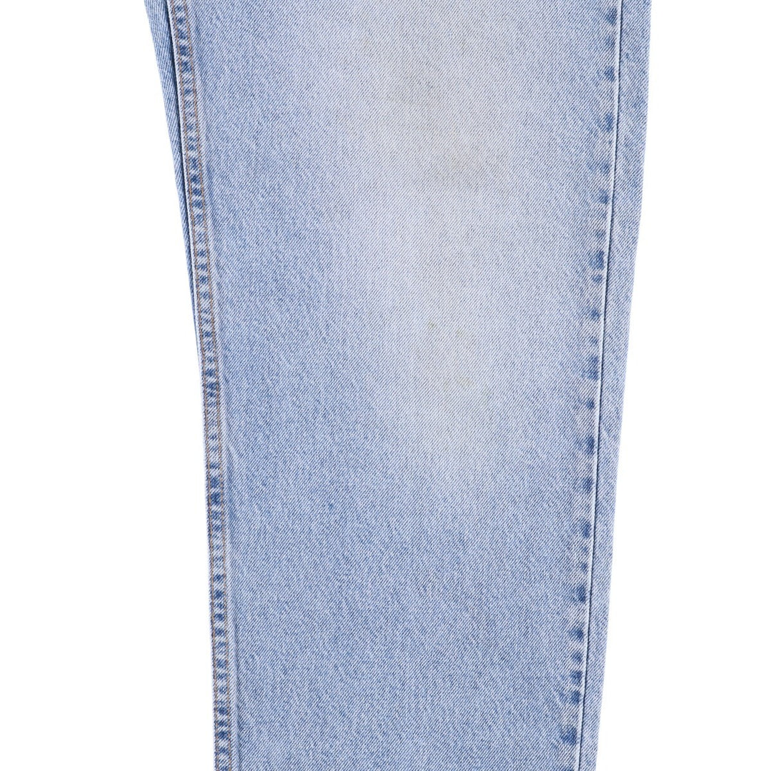 90'S Levi's 555 Relaxed Fit Straight Leg Tapered Denim Pants Made in USA Men's W34 Vintage cotton blue type Vintage Second Hand