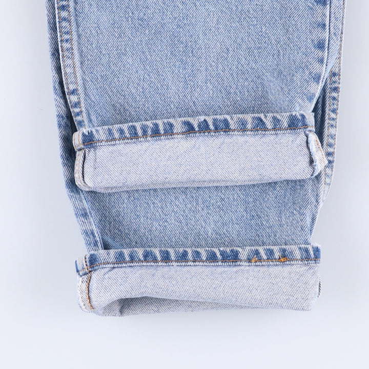 90'S Levi's 555 Relaxed Fit Straight Leg Tapered Denim Pants Made in USA Men's W34 Vintage cotton blue type Vintage Second Hand