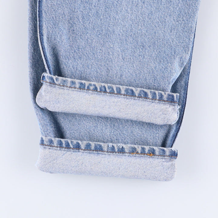 90'S Levi's 555 Relaxed Fit Straight Leg Tapered Denim Pants Made in USA Men's W34 Vintage cotton blue type Vintage Second Hand