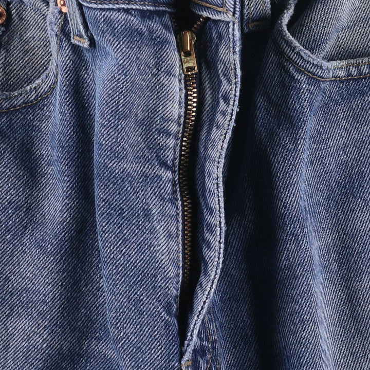 ~90'S Levi's 615-0215 Euro Model Orange Tab Tapered Denim Pants Made in England Men's W32 Vintage cotton blue type Vintage Second Hand